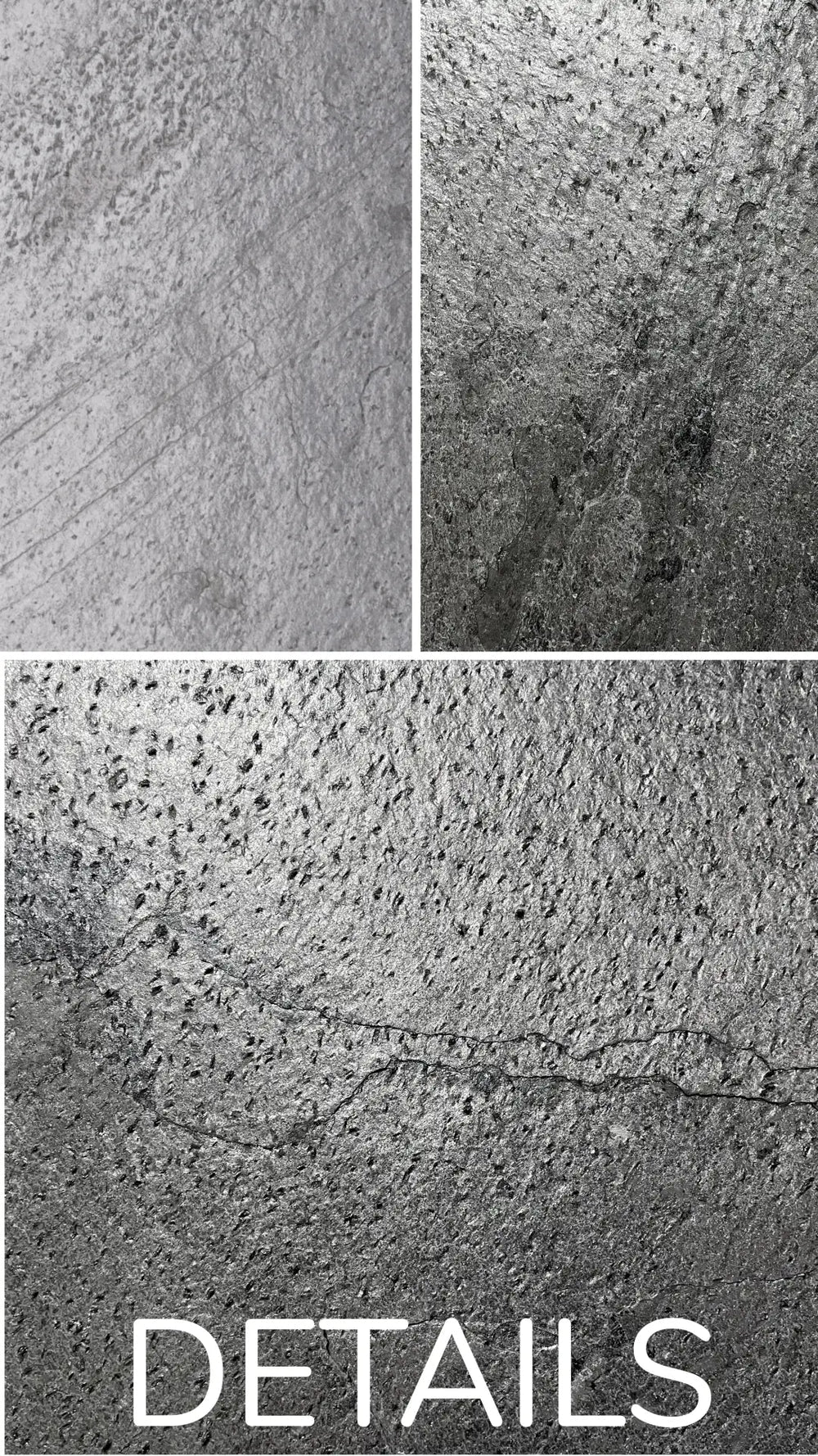 Feuille de Pierre Naturelle Autocollante Silver Grey – Mur, Sol & Meuble – 30 × 60 cm – Pack 1,08 m² - Shop Stone Creation
