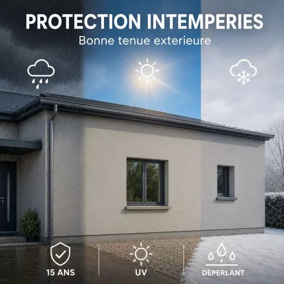 Peinture Professionnelle Façade Acrylique Haute Résistance – Imperméabilisante & Anti-Microfissures (Copie) - Shop Stone Creation