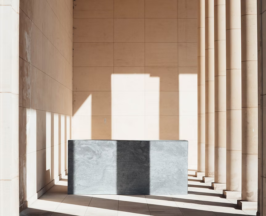 Feuille de pierre SC-04 — Grey Limestone - Shop Stone Creation