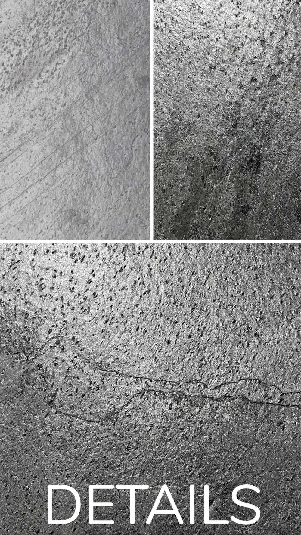Feuille de Pierre Naturelle SILVER GREY – Gris Argenté & Mica – Mur, Salle de Bain & Mobilier - Shop Stone Creation