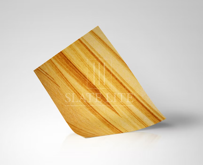 Feuille de pierre SC-05 — Teak Wood - Shop Stone Creation