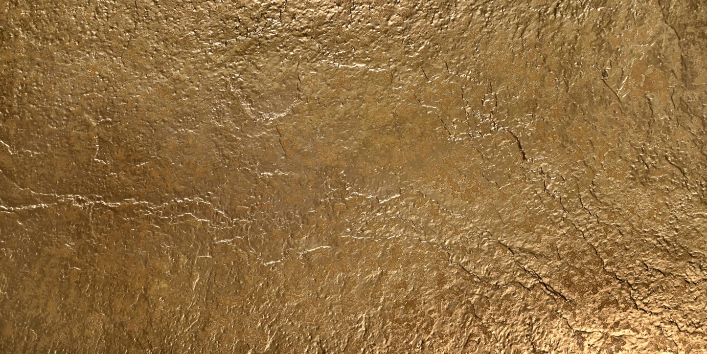 Feuille de métal Solaris Doré — Design by Stone Creation