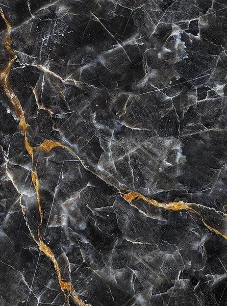 Panneaux aluminium AL-01 — Marbre Noir Doré - Shop Stone Creation