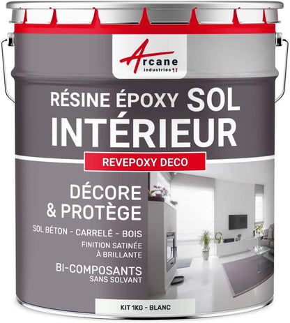 Résine Époxy Sol Intérieur Professionnelle – Haute Résistance – Béton, Carrelage & Bois - Shop Stone Creation