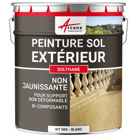 Peinture Professionnelle Polyuréthane Bi-Composant Sol Extérieur – Béton, Ciment & Carrelage – Haute Résistance - Shop Stone Creation