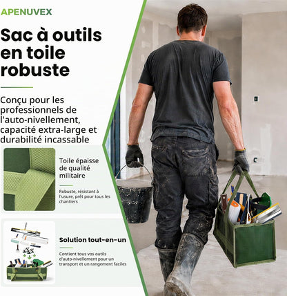 Kit Professionnel pour Sol Autonivelant & Résine Époxy – Rouleau Débulleur, Raclette, Chaussures à Pointes & Outils - Shop Stone Creation