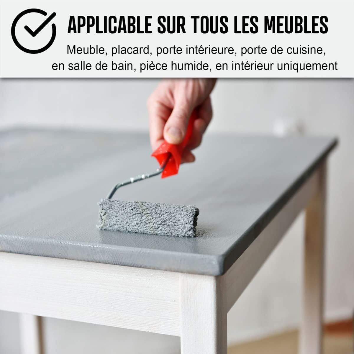 Peinture meuble cuisine & salle de bain – Époxy bi-composant – Résiste jusqu'à 110°C