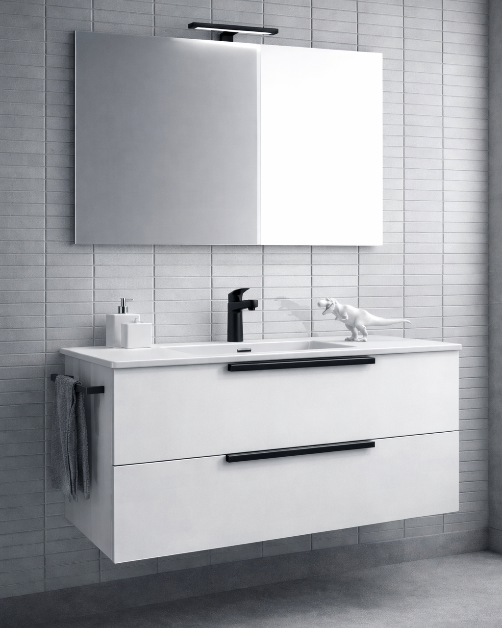 Meuble vasque suspendu – Collection Design Urban Metro