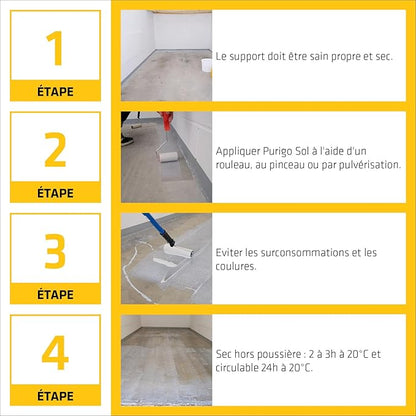 SIKA Purigo Sol – Durcisseur béton & anti-poussière – Intérieur / Extérieur – 5L - Shop Stone Creation