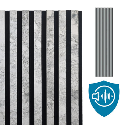 Panneau Acoustique en Pierre Naturelle Pebble Beach – Marbre Multicolore & Design Premium - Shop Stone Creation
