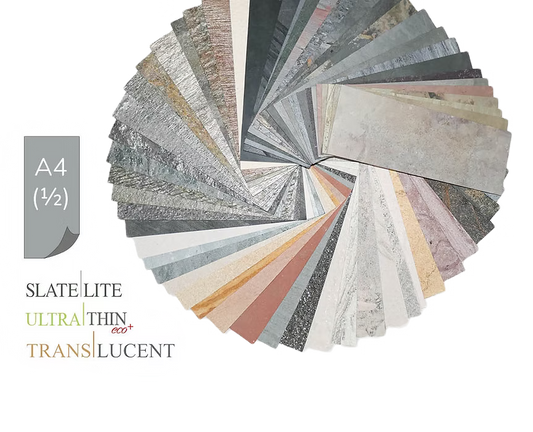 Nuancier feuille de pierre – Collection Classic A4 - Shop Stone Creation