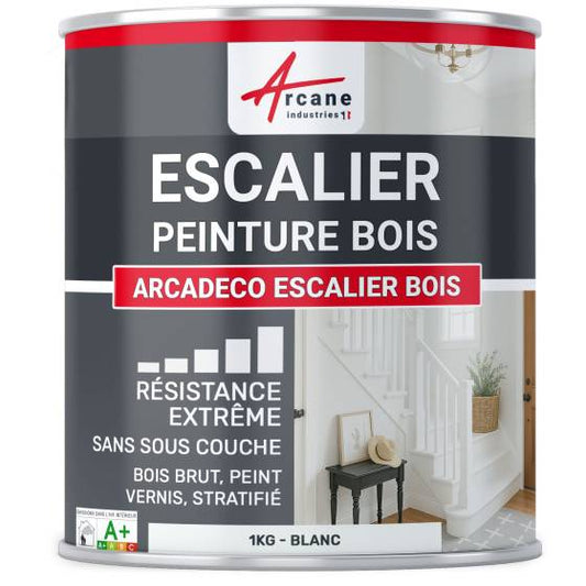 Peinture Escalier Bois Professionnelle Haute Résistance – Anti-Abrasion – Lessivable – Intérieur - Shop Stone Creation