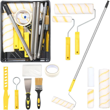 Kit de Peinture Complet 20 Pièces – Rouleaux 23 & 10 cm + Perche Télescopique 1,5 m - Shop Stone Creation