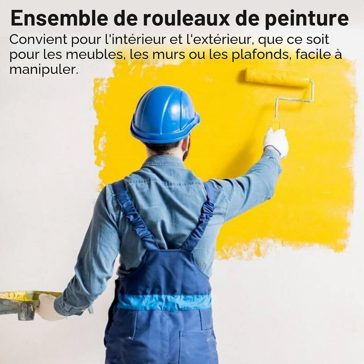 Kit de Peinture Complet 20 Pièces – Rouleaux 23 & 10 cm + Perche Télescopique 1,5 m - Shop Stone Creation