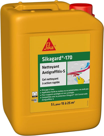 Sikagard-170 – Nettoyant Antigraffitis Professionnel à Action Rapide – 5 L - Shop Stone Creation