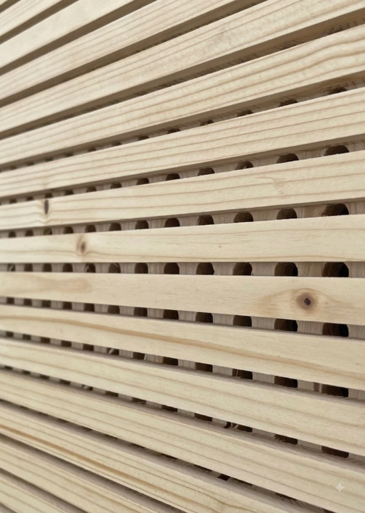 Panneau Acoustique Bois Ignifugé AcoustiFire Wood Pro – Anti-Feu B-s1,d0 & Haute Performance Acoustique - Shop Stone Creation