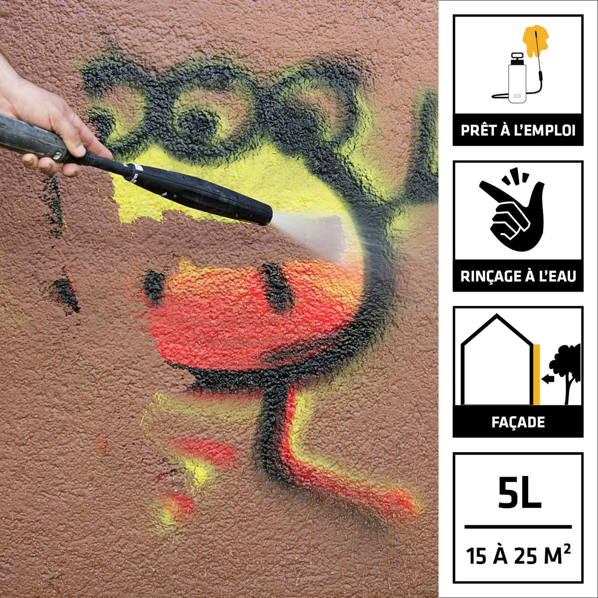Sikagard-170 – Nettoyant Antigraffitis Professionnel à Action Rapide – 5 L - Shop Stone Creation