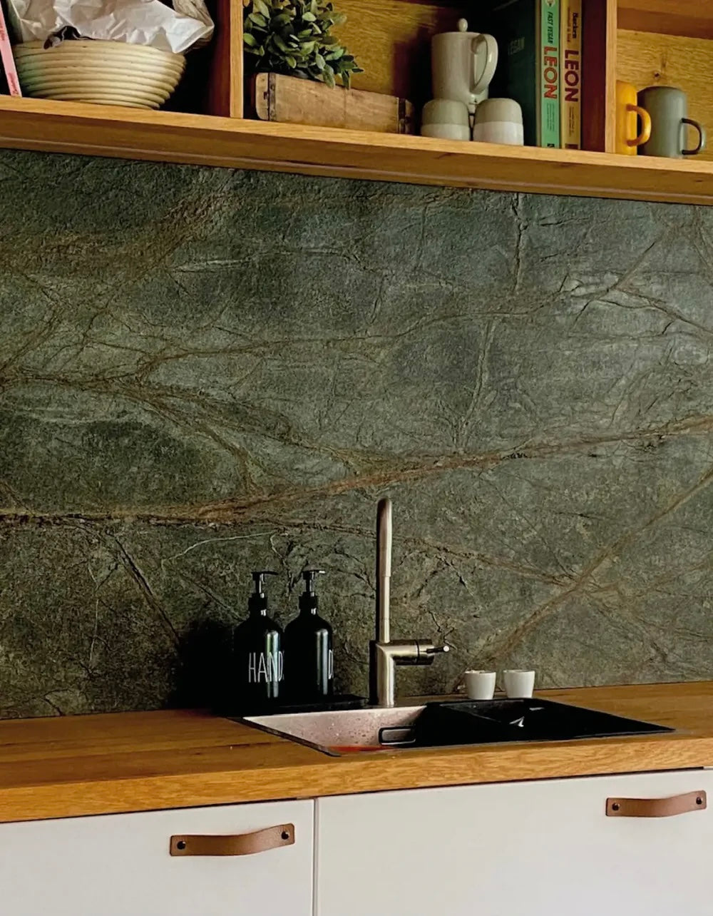 Feuille de pierre SC-07 — Rainforest Green - Shop Stone Creation