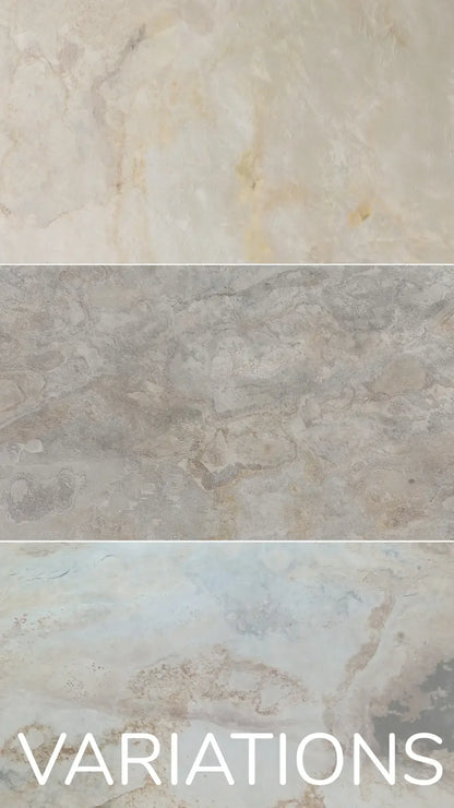 Feuille de Pierre Naturelle Autocollante Blanco – Mur, Sol & Meuble – 30 × 60 cm – Pack 1,08 m² - Shop Stone Creation