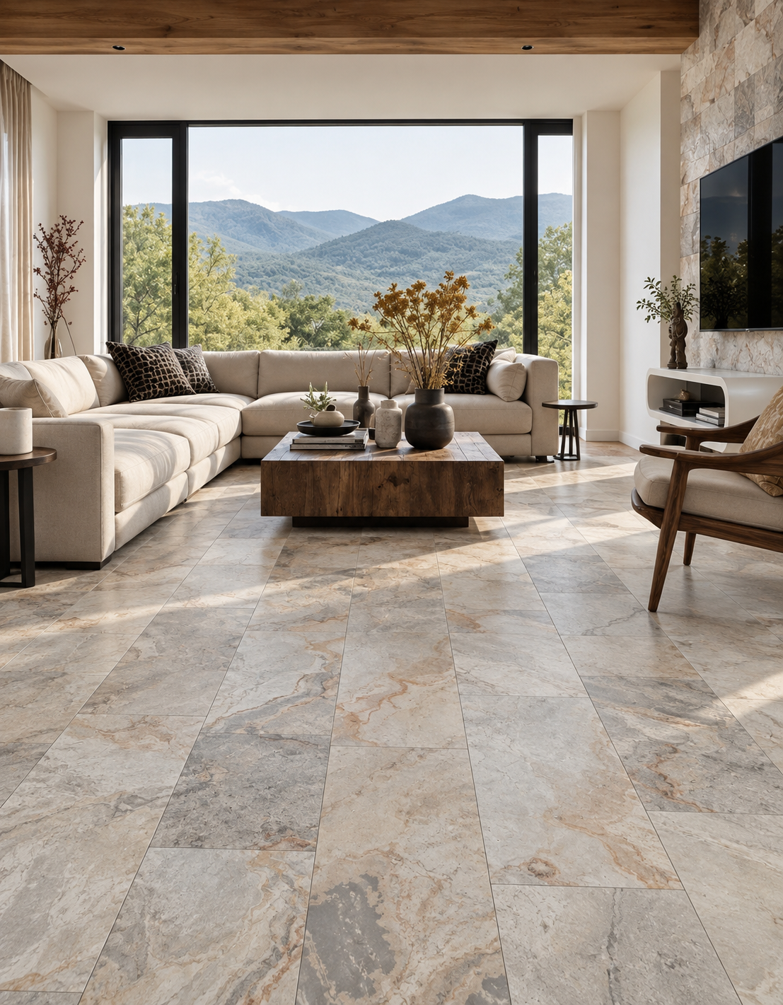 Feuille de Pierre Naturelle Autocollante Blanco – Mur, Sol & Meuble – 30 × 60 cm – Pack 1,08 m² - Shop Stone Creation