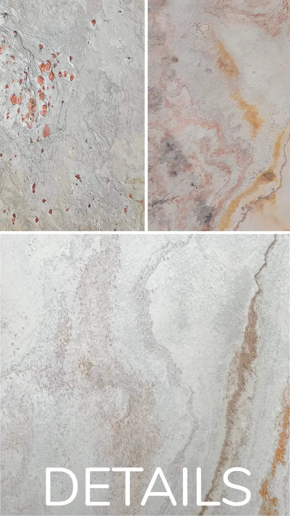 Feuille de Pierre Naturelle Autocollante Blanco – Mur, Sol & Meuble – 30 × 60 cm – Pack 1,08 m² - Shop Stone Creation