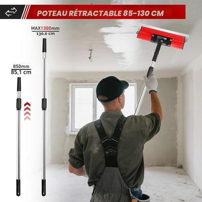 Kit Professionnel de Couteaux à Enduit & Lames de Lissage – 15 à 80 cm + Manche Télescopique & Mallette - Shop Stone Creation