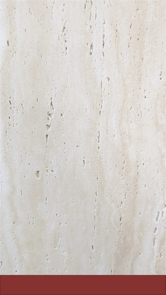 Feuille de pierre SC-21 Travertine Milan – Revêtement Mural Effet Travertin Beige - Shop Stone Creation