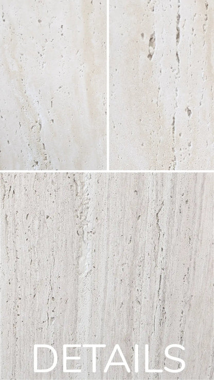 Feuille de pierre SC-21 Travertine Milan – Revêtement Mural Effet Travertin Beige - Shop Stone Creation