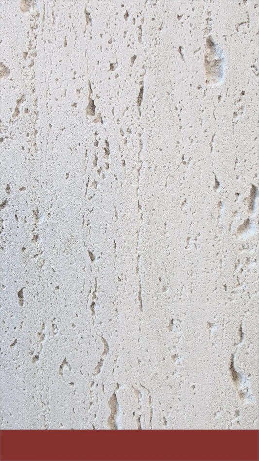 Feuille de pierre SC-22 Travertine Ravana – Revêtement Mural Effet Travertin Clair - Shop Stone Creation