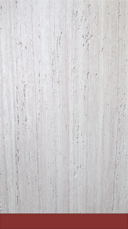 Feuille de pierre SC-23 Travertine Italian Grain – Revêtement Mural Effet Travertin Brun-Gris