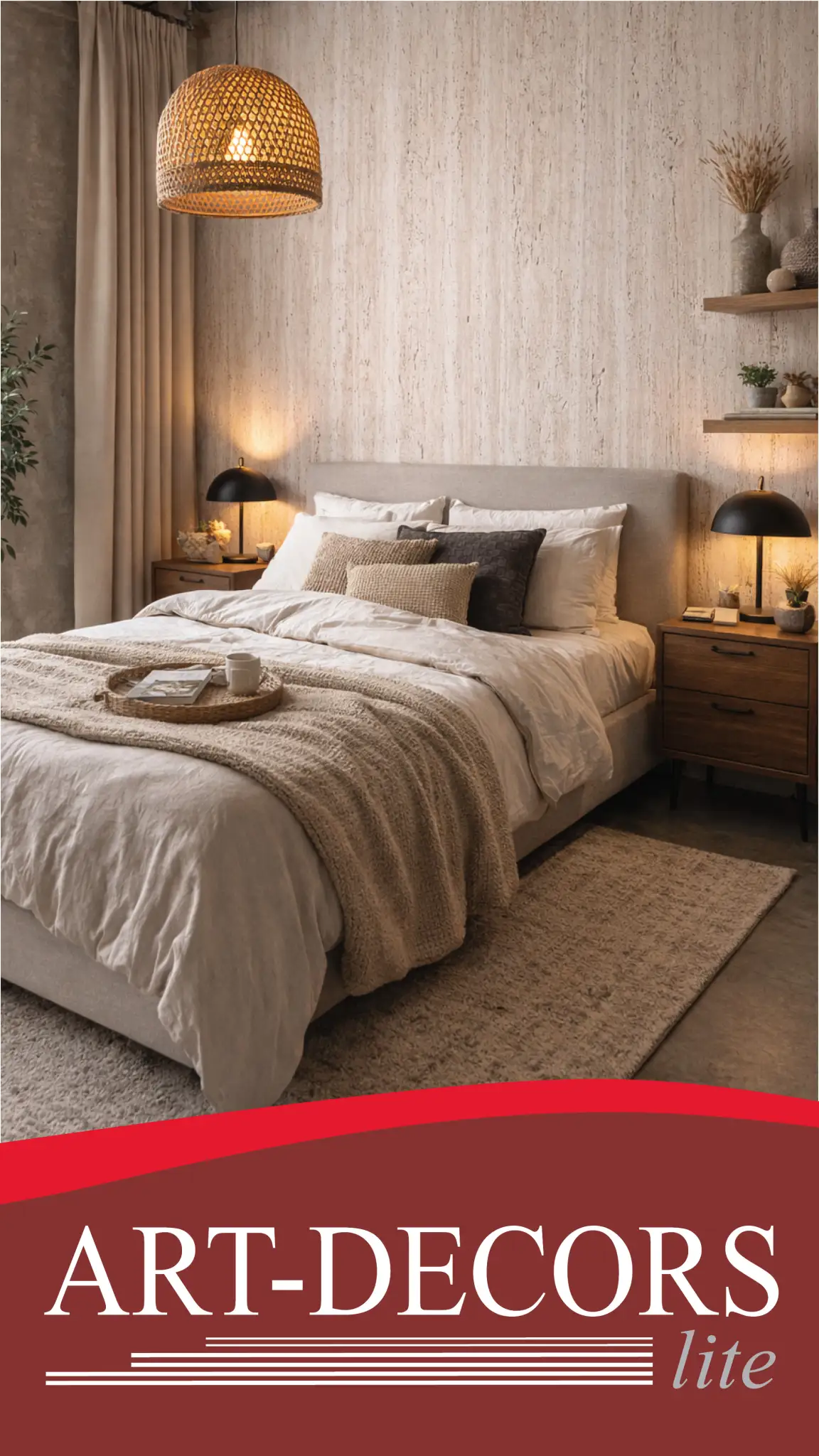 Feuille de pierre SC-23 Travertine Italian Grain – Revêtement Mural Effet Travertin Brun-Gris