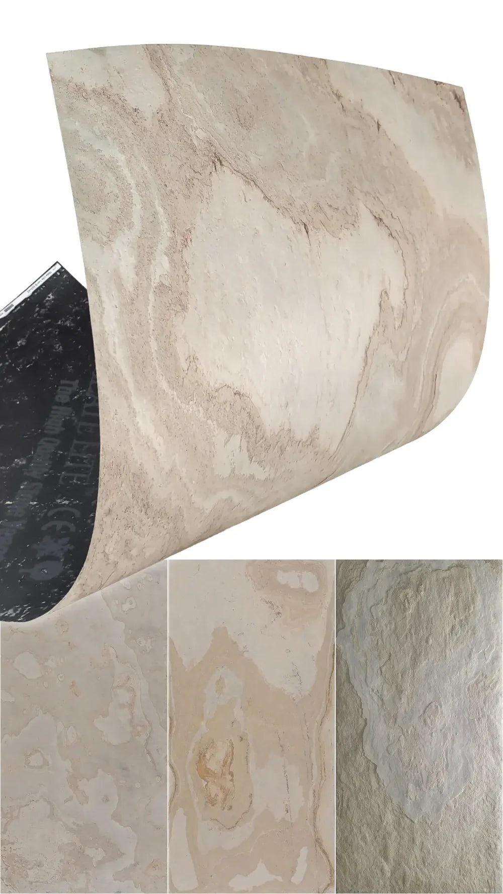 Feuille de Pierre Naturelle TAN – Beige & Gris – Mur, Salle de Bain & Mobilier - Shop Stone Creation