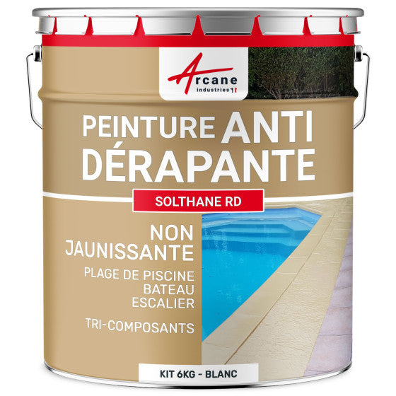 Peinture Professionnelle Antidérapante Polyuréthane Sol Extérieur & Intérieur – Béton, Carrelage, Bois – Haute Résistance - Shop Stone Creation