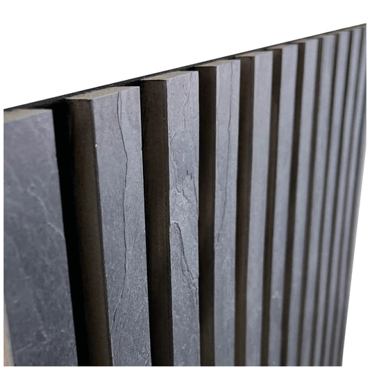 Panneau Acoustique en Feuille de Pierre Naturelle Nero – Design Premium & Haute Absorption Acoustique - Shop Stone Creation