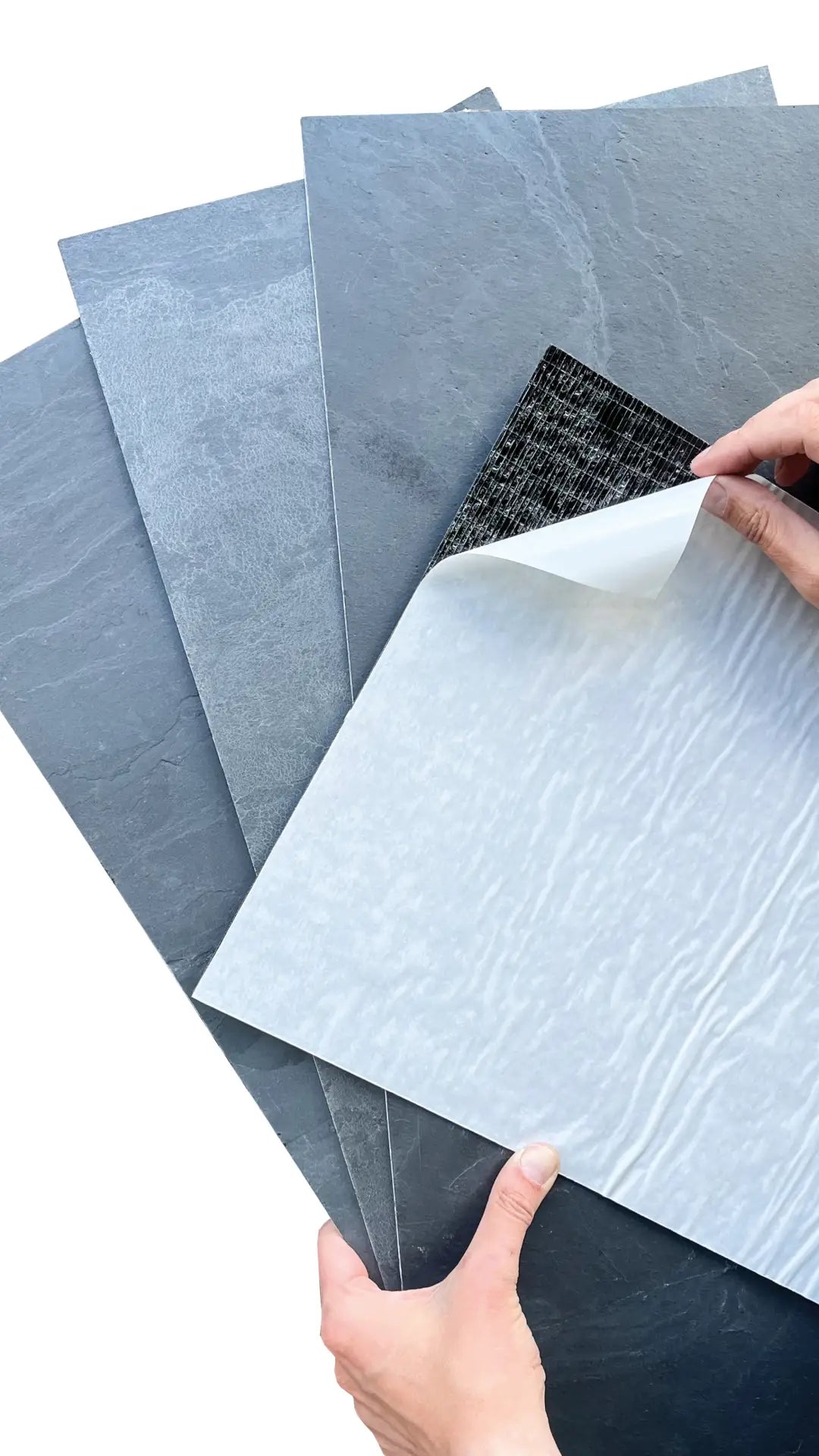Feuille de Pierre Naturelle Autocollante Nero – Mur, Sol & Meuble – 30 × 60 cm – Pack 1,08 m² - Shop Stone Creation