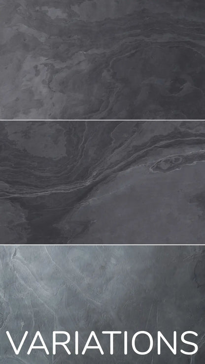 Feuille de Pierre Naturelle Autocollante Nero – Mur, Sol & Meuble – 30 × 60 cm – Pack 1,08 m² - Shop Stone Creation