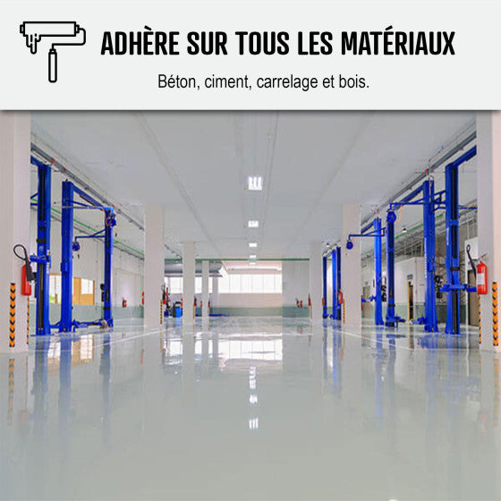 Peinture Professionnelle Antidérapante Polyuréthane Sol Extérieur & Intérieur – Béton, Carrelage, Bois – Haute Résistance - Shop Stone Creation