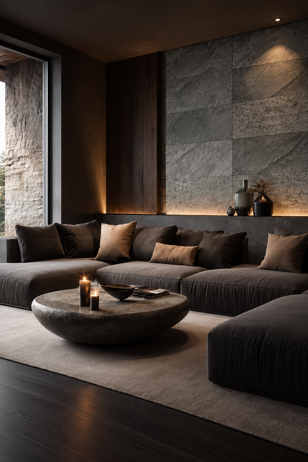 Feuille de Pierre Naturelle Autocollante Silver Grey – Mur, Sol & Meuble – 30 × 60 cm – Pack 1,08 m² - Shop Stone Creation