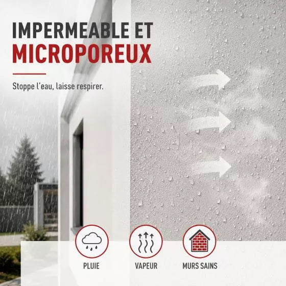 Peinture Professionnelle Façade Acrylique Haute Résistance – Imperméabilisante & Anti-Microfissures (Copie) - Shop Stone Creation