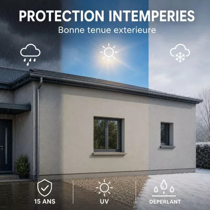 Peinture Professionnelle Façade Acrylique Haute Résistance – Imperméabilisante & Anti-Microfissures (Copie) - Shop Stone Creation