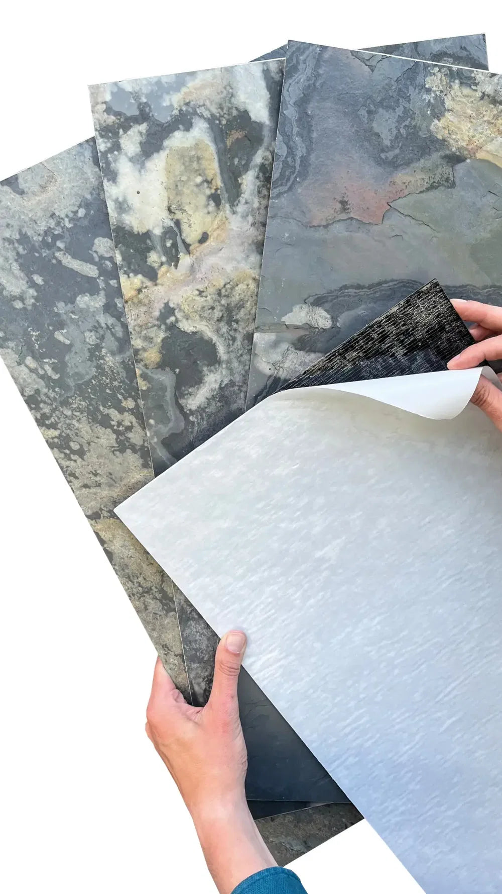 Feuille de Pierre Naturelle Autocollante Rustique – Mur, Sol & Meuble – 30 × 60 cm – Pack 1,08 m² - Shop Stone Creation
