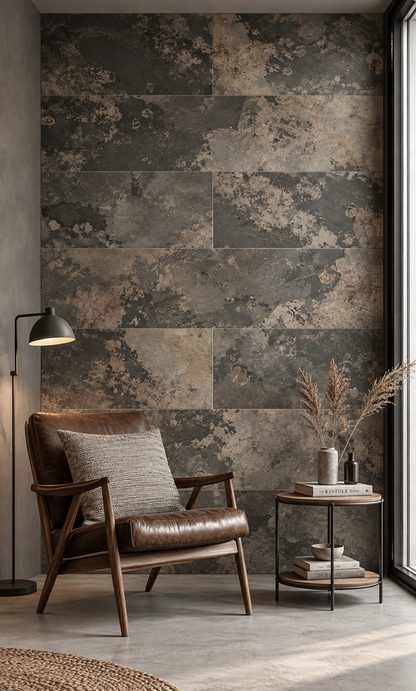 Feuille de Pierre Naturelle Autocollante Rustique – Mur, Sol & Meuble – 30 × 60 cm – Pack 1,08 m² - Shop Stone Creation