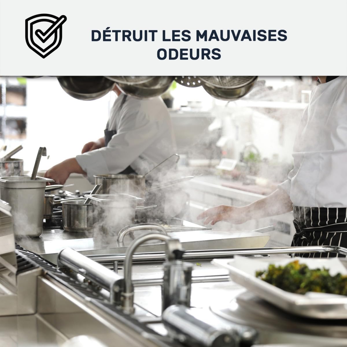 Peinture cuisine professionnelle anti-odeur & anti-condensation – Lessivable – Anti-moisissure – Murs & plafonds - Shop Stone Creation