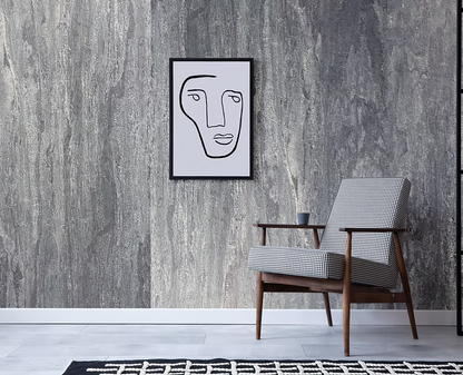 Feuille de pierre SC-04 — Grey Limestone - Shop Stone Creation