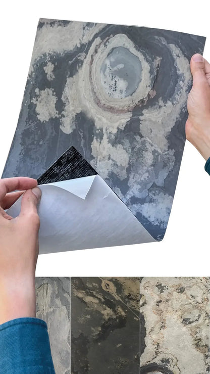 Feuille de Pierre Naturelle Autocollante Rustique – Mur, Sol & Meuble – 30 × 60 cm – Pack 1,08 m² - Shop Stone Creation
