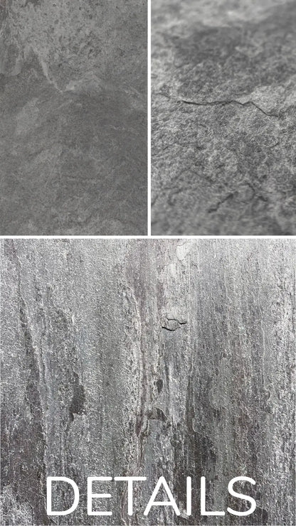 Feuille de pierre SC-04 — Grey Limestone - Shop Stone Creation