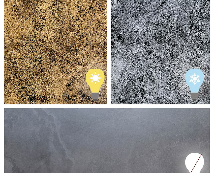 Feuille de pierre SC-T05 — Noir Intense