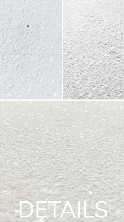 Feuille de pierre SC-12 — White Sparkle - Shop Stone Creation