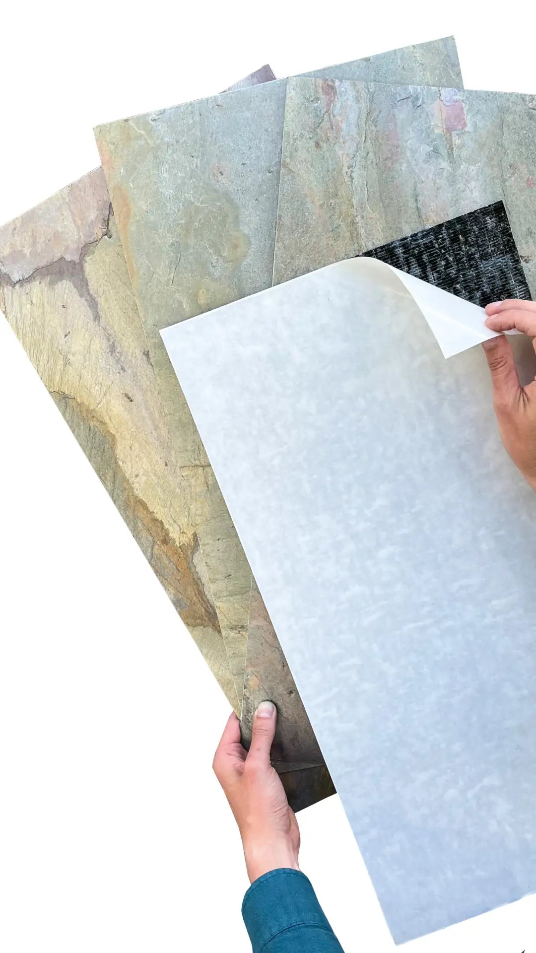 Feuille de Pierre Naturelle Autocollante Burning Forest – Mur, Sol & Meuble – 30 × 60 cm – Pack 1.08 m² - Shop Stone Creation