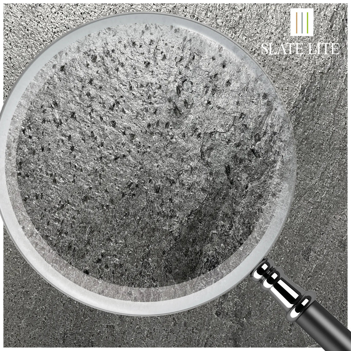 Panneau Acoustique en Feuille de Pierre Naturelle Silver Grey – Design Premium & Haute Absorption Acoustique - Shop Stone Creation